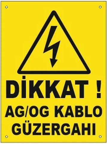 Dikkat AG/OG Kablo Güzergâhı
